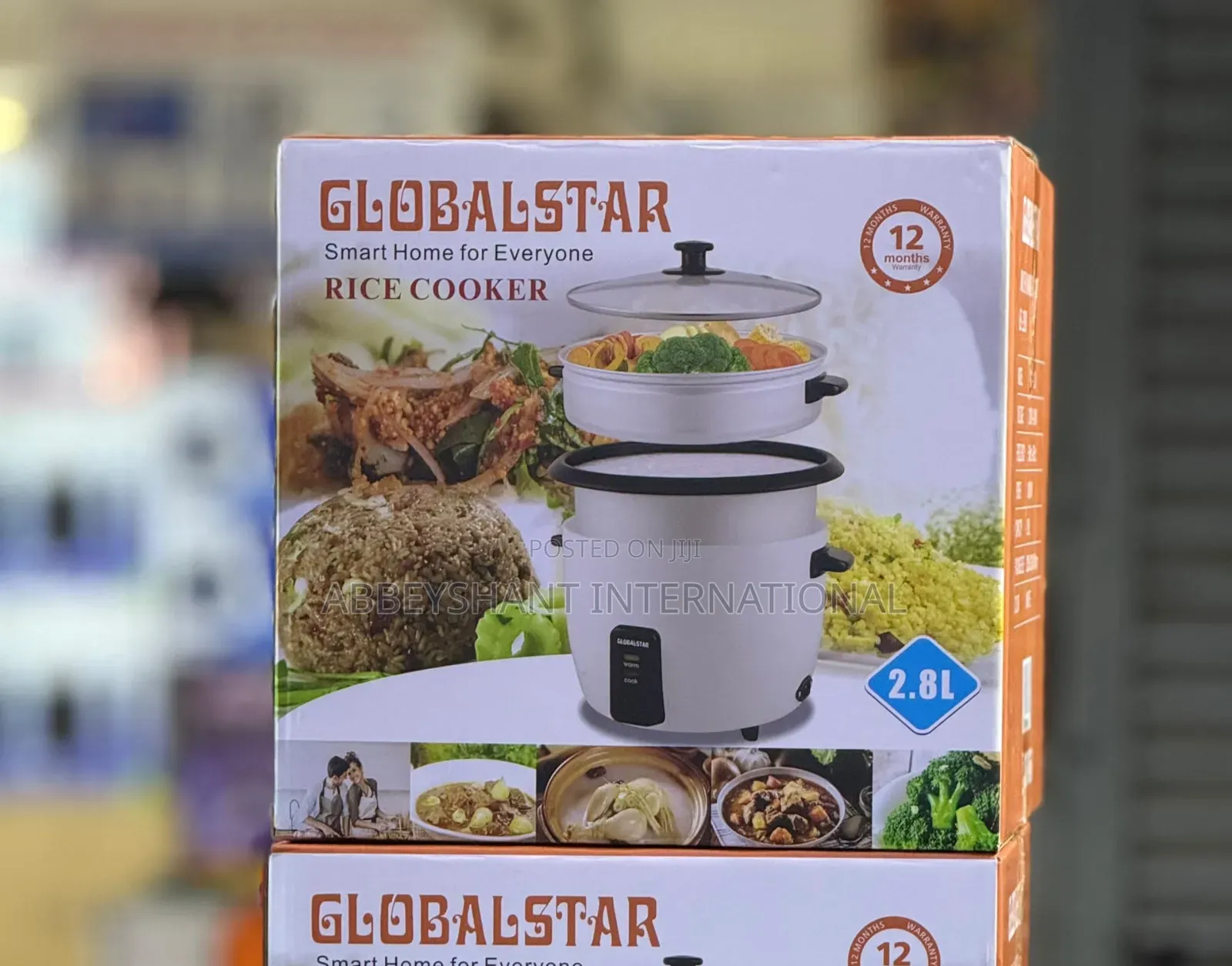 Globalstar Rice Cooker 2.8-Liter Capacity Rice Cooker