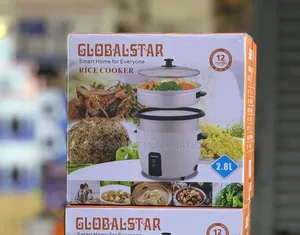 Globalstar Rice Cooker 2.8-Liter Capacity Rice Cooker