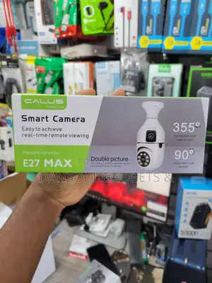 Smart Bulb Security Camera– 360°Pan/Tilt,Dual Lens,Night Vision, Wi-Fi