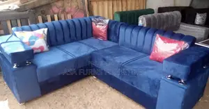 5 Sitter L Sofa Set / Dark Grey L - Sofa Set