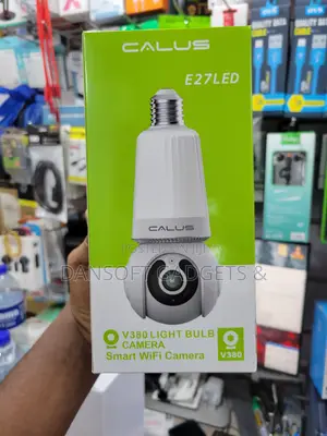 CALUS V380 Smart Light Bulb Camera – 360° PTZ Wi-Fi Security Camera