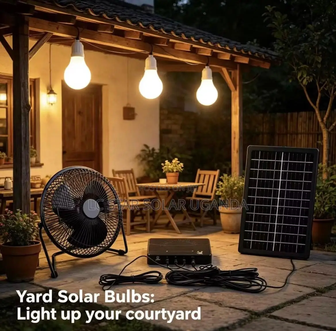 Solar Portable Fan