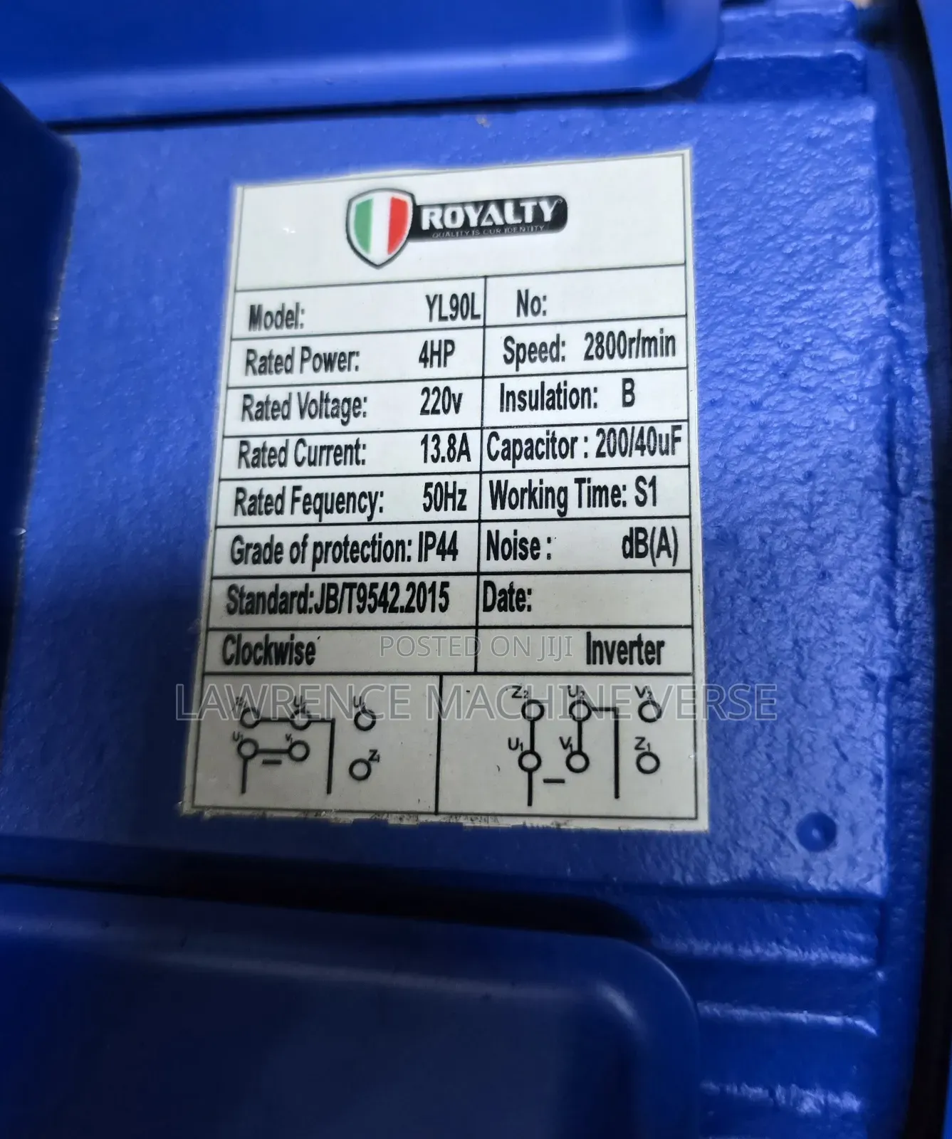 Electric Motor 4HP High Speed