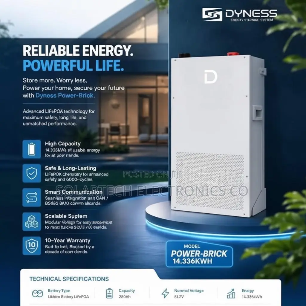 Dyness 14.3kWh Solar Storage Battery | 280 Ah