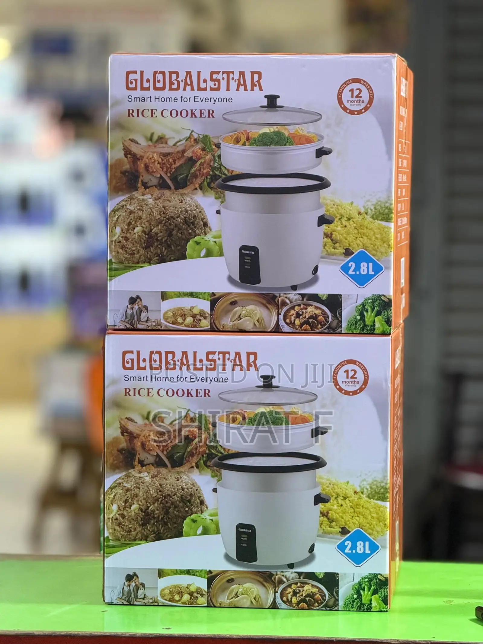 Rice Cooker Global Star 2.8 Litre