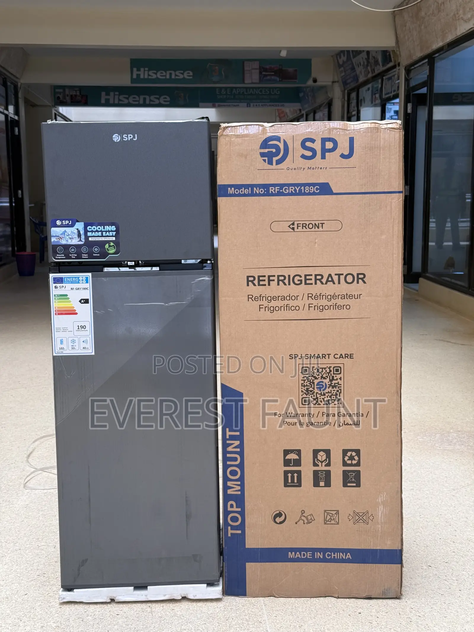 SPJ 188 Liters Refrigerator Double Door