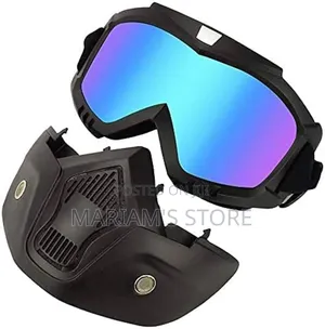 Motorcycle Goggles Feature a Removable Ventilation Mask