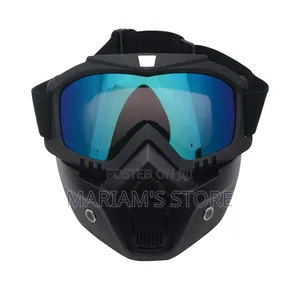 Motorcycle Goggles Feature a Removable Ventilation Mask