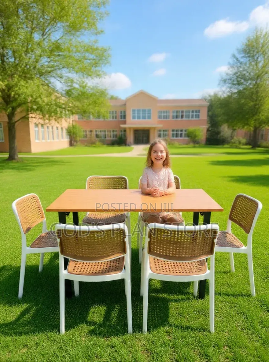 Lexus 6 Seater Wooden Foldable Dining Table and Chairs