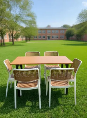 Lexus 6 Seater Wooden Foldable Dining Table and Chairs