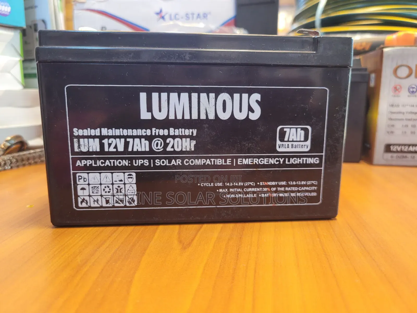 Luminous Battery 12V 7Ah
