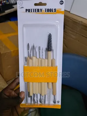 11-Piece Pottery Clay Sculpting and Ceramic Carving Tool Set.