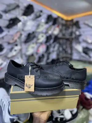 Dr. Martens 1461 Mono Black Leather Shoes.