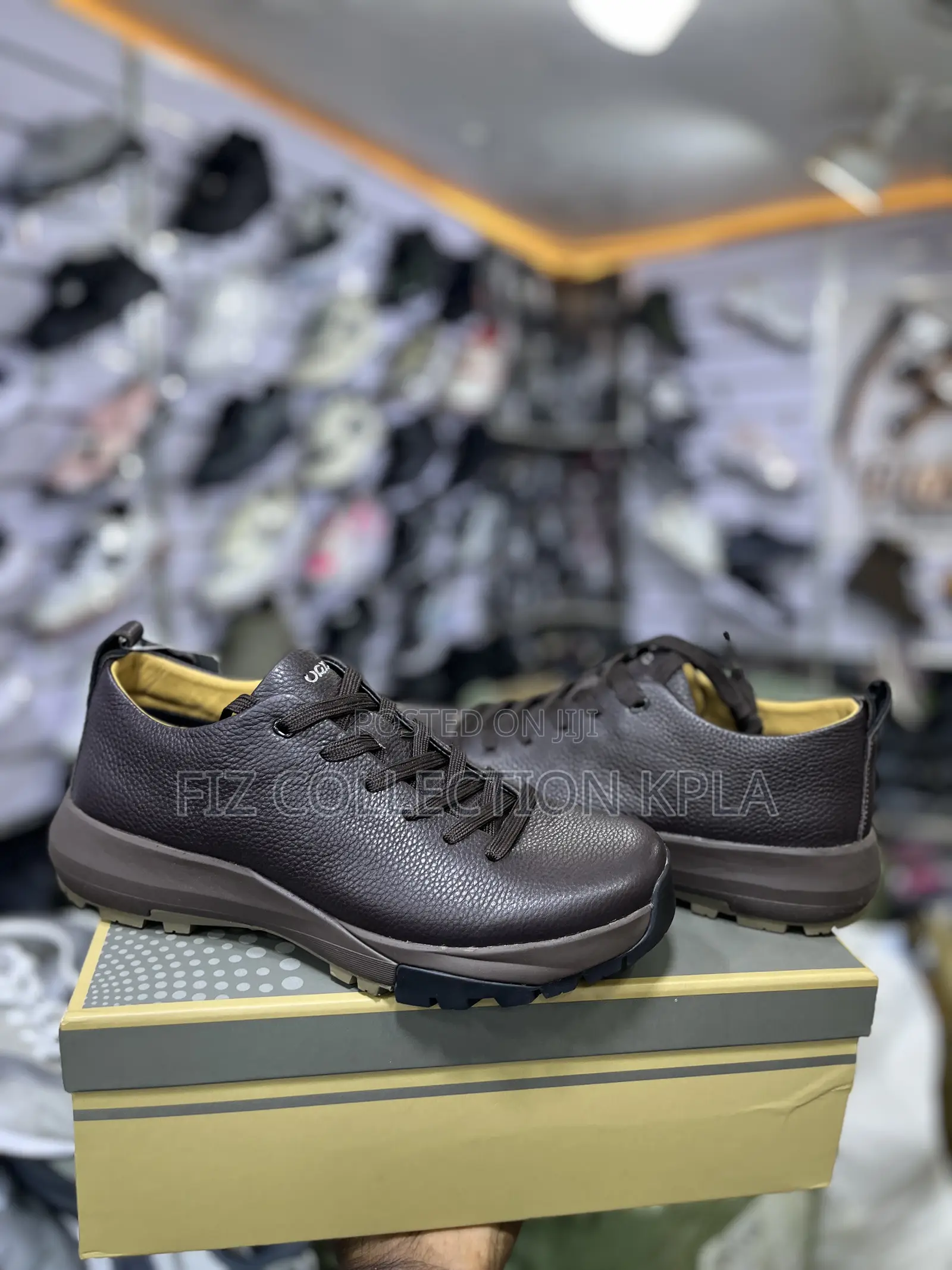 Ecco Casual Leather Coffee Brown