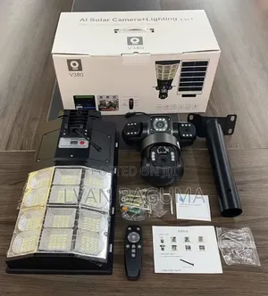 V380 Pro Ai Solar Street Camera - 2 in 1