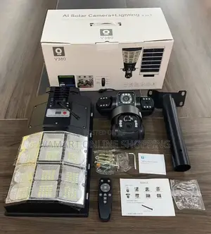 V380 Pro Ai Solar Street Camera - 2 in 1