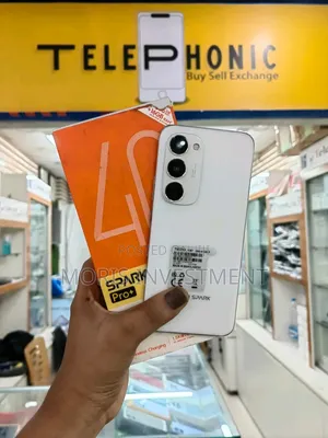 New Tecno Spark 40 Pro+ 256 GB White