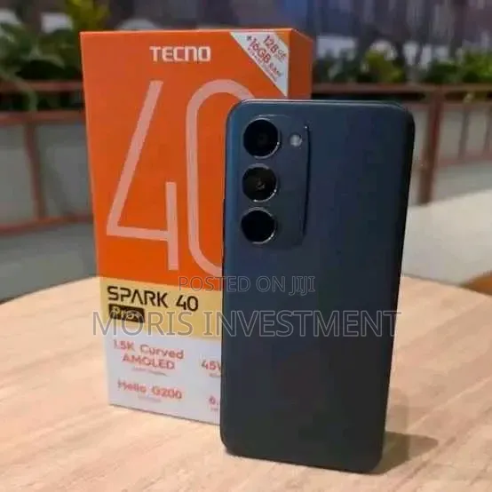 New Tecno Spark 40 Pro+ 256 GB Black