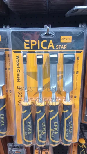 4-Piece High-Quality Wood Chisel Set.