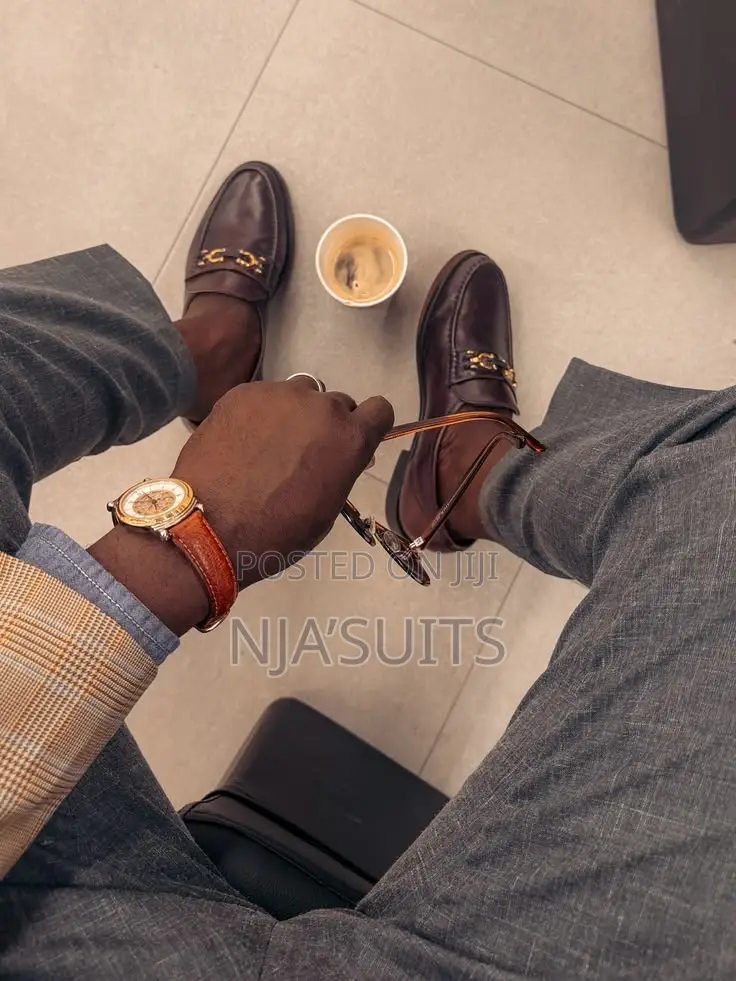 Luxury Men’s Checked Blazer Suit – Bespoke Wedding Smart Casual