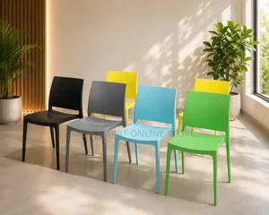 1 PC's Portable Plastic Chairs Plastic Chairs Beach Hotels Garden
