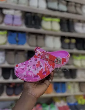 BAPE X Crocs Classic Clog Pink ABC Camo Original