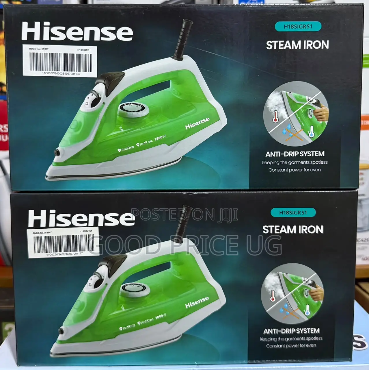 Hisense SteamCare Lite Steam Iron (Model: H18SIGRS1
