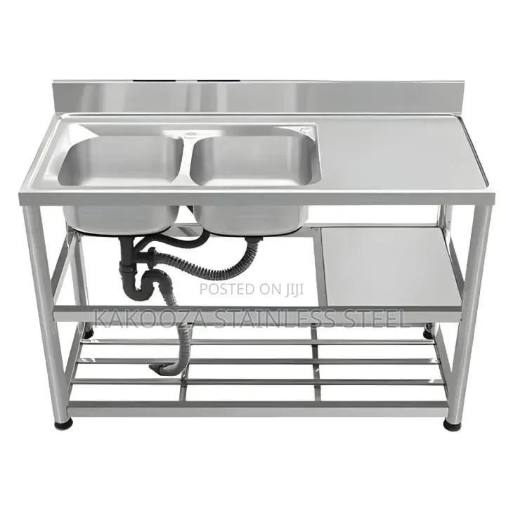 Stainless Commercial Sink Double