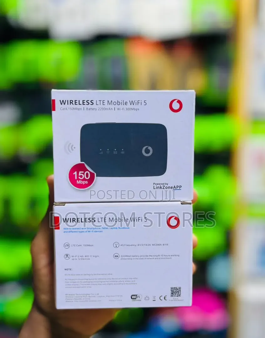 Vodafone Wireless LTE Mobile WiFi 5 Device.
