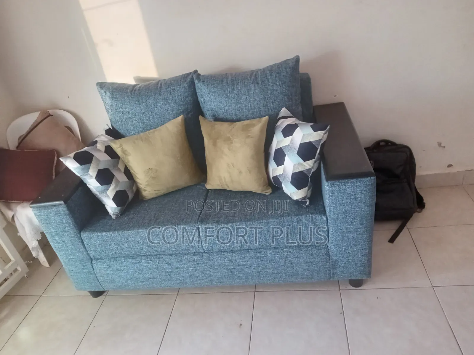 Box Sofas Blue