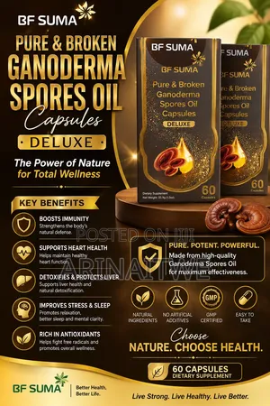 Pure and Broken Ganoderma Oil Caps