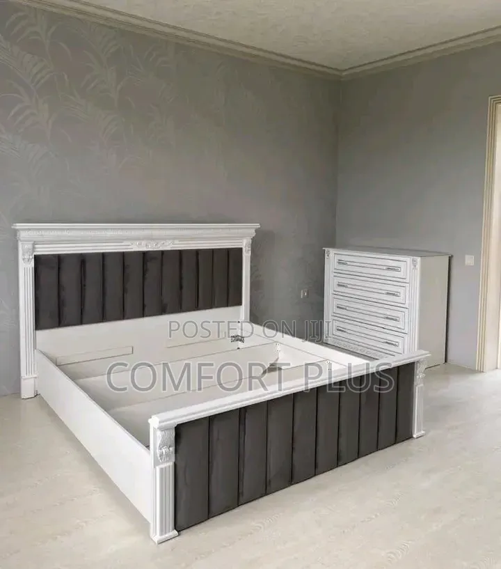White N Gray Bed