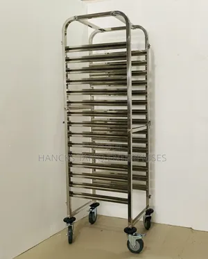 Professional Stainless Steel Tray Trolley