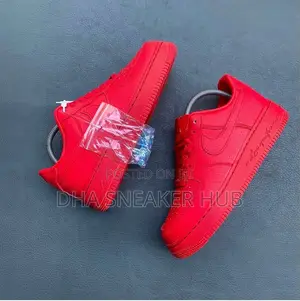 Airforce Nocta Red Fashion Sneakers