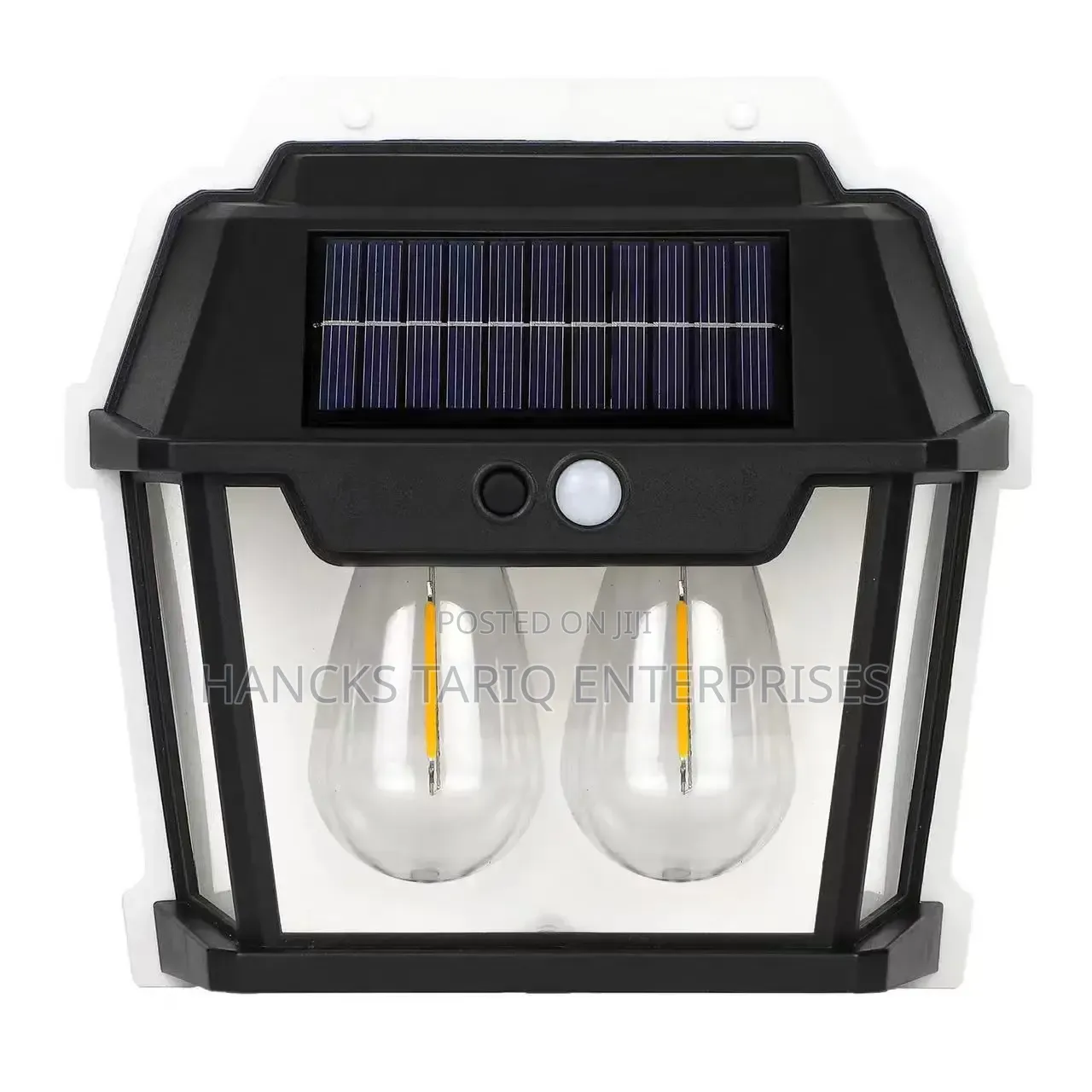 Solar-Powered Motion-Sensor Wall Light
