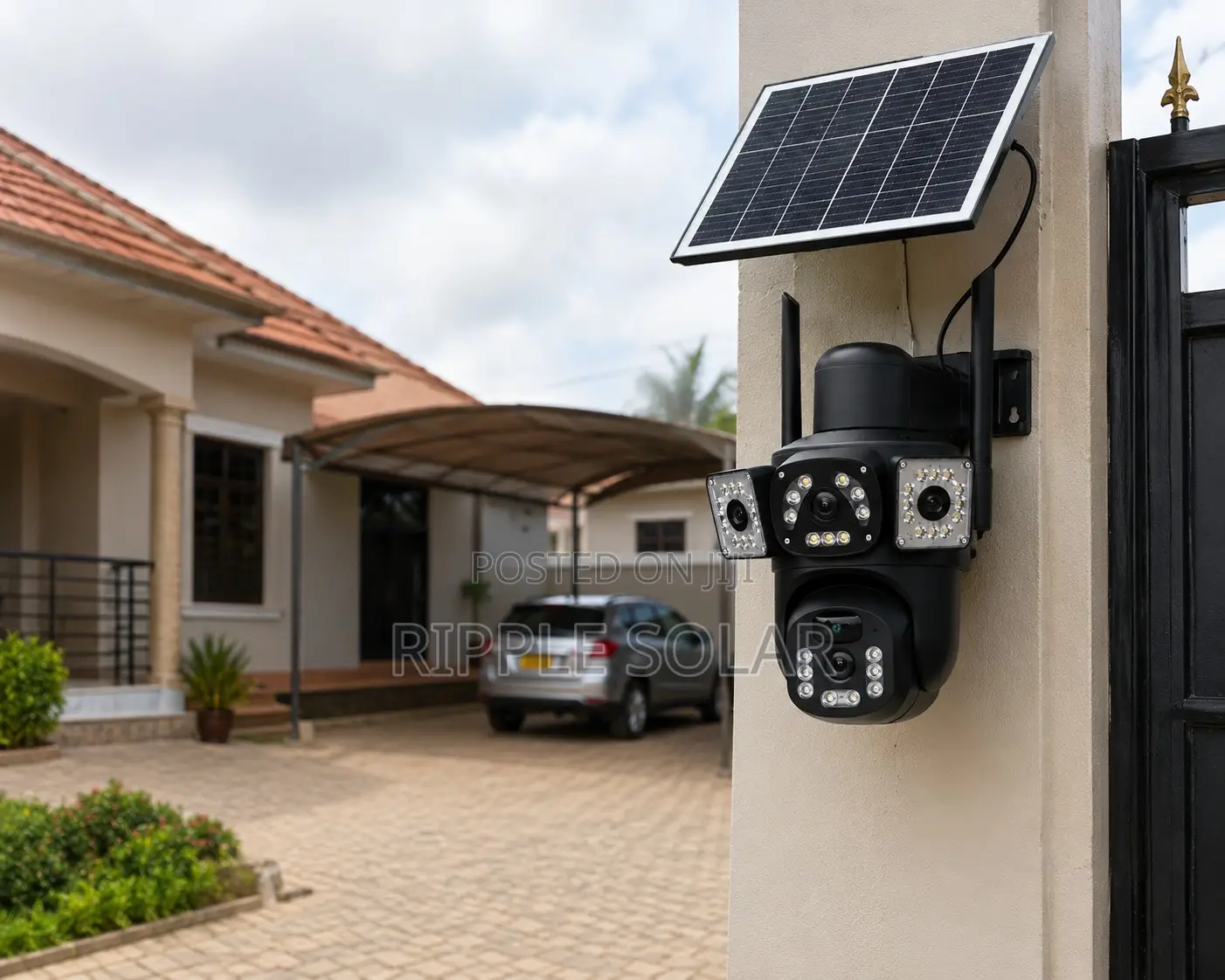 4G Solar CCTV Camera With Panel Outdoor Wireless Security
