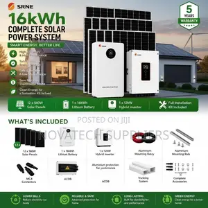 16kWh Solar Power System 12x620W Panels With All Accessories