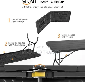 Plastic Folding Table Portable Long Table