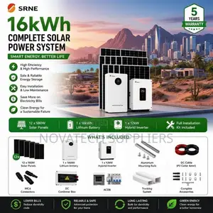 16kWh Complete Hybrid Solar System With Communication Function