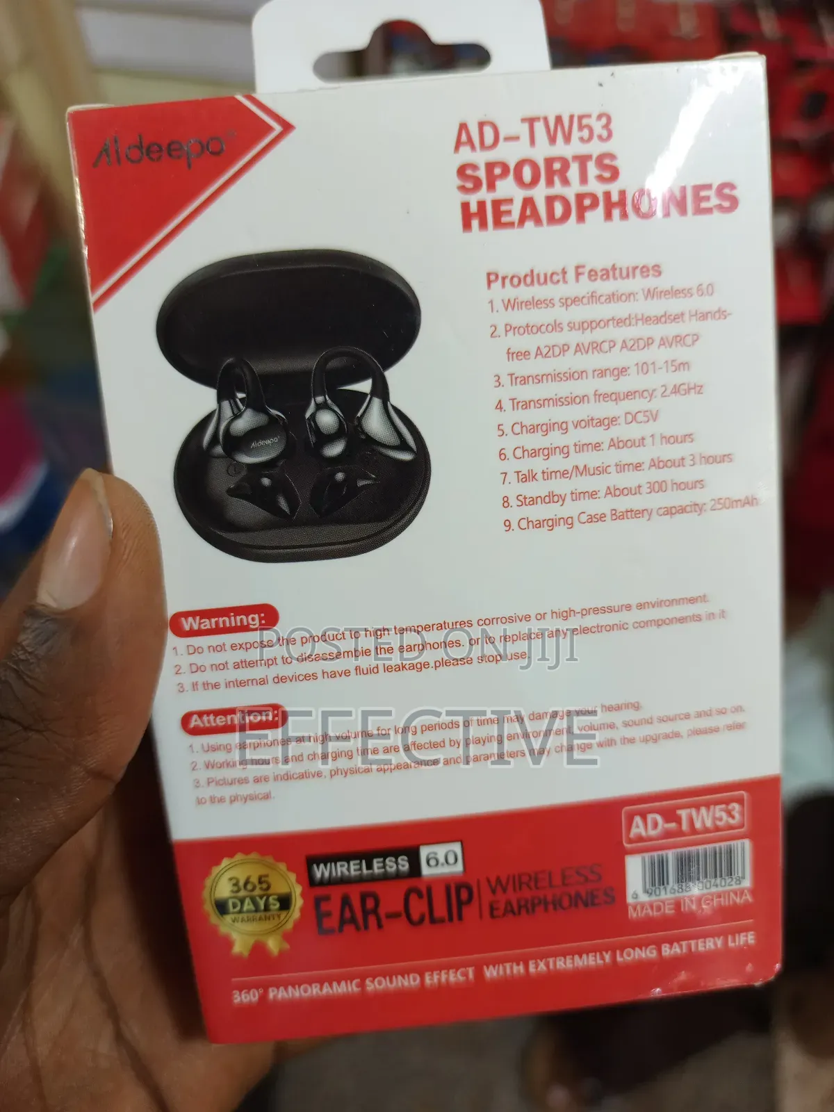 Aldeepo AD-TW53 Wireless Earbuds