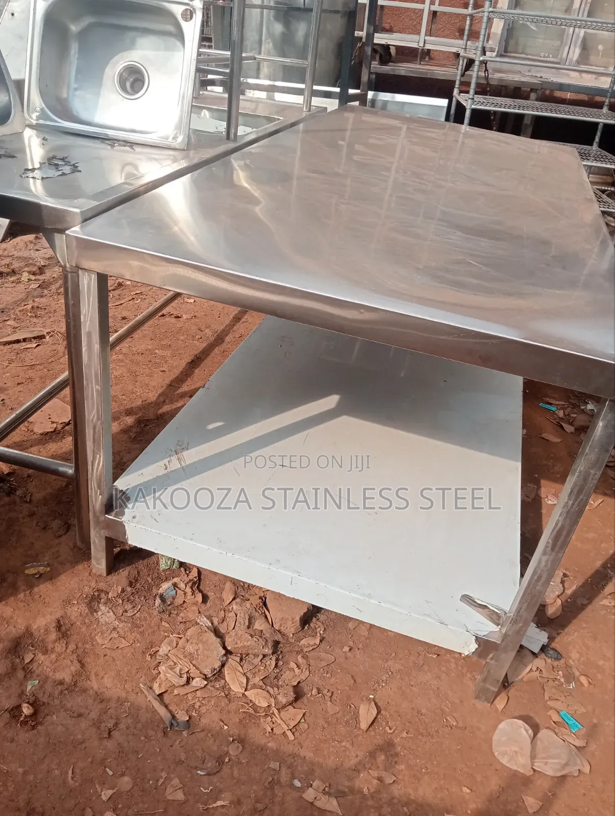 Stainless Working Table 7ft/4ft Dauble