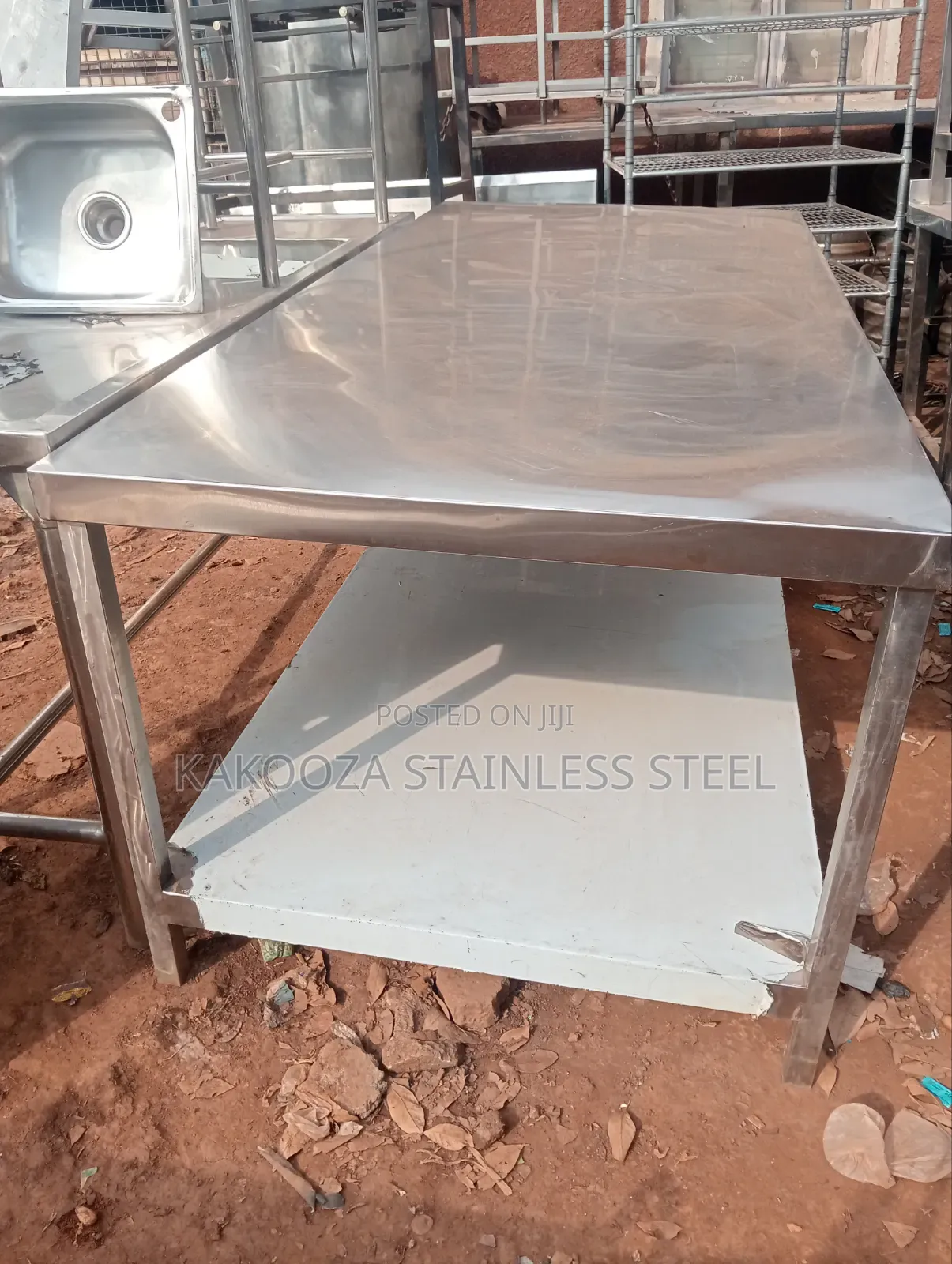 Stainless Working Table 7ft/4ft Dauble