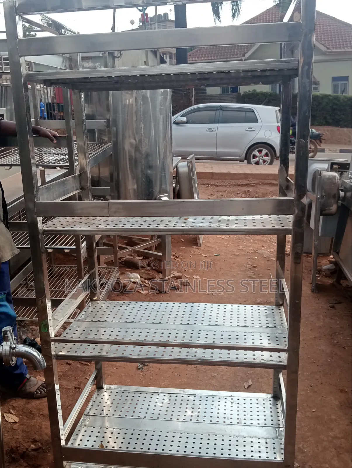 Stainless Rack Four Steps