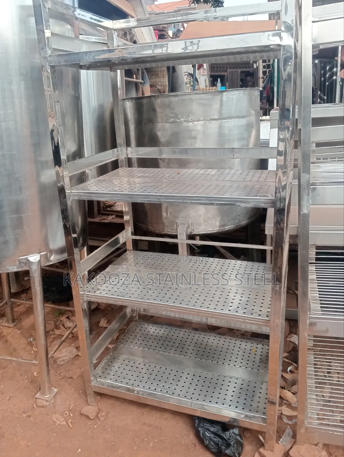 Stainless Rack Four Steps
