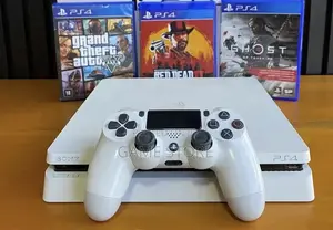 PS4 Slim With 12 Games, 2pads. Serious Boss Moves for Your House
