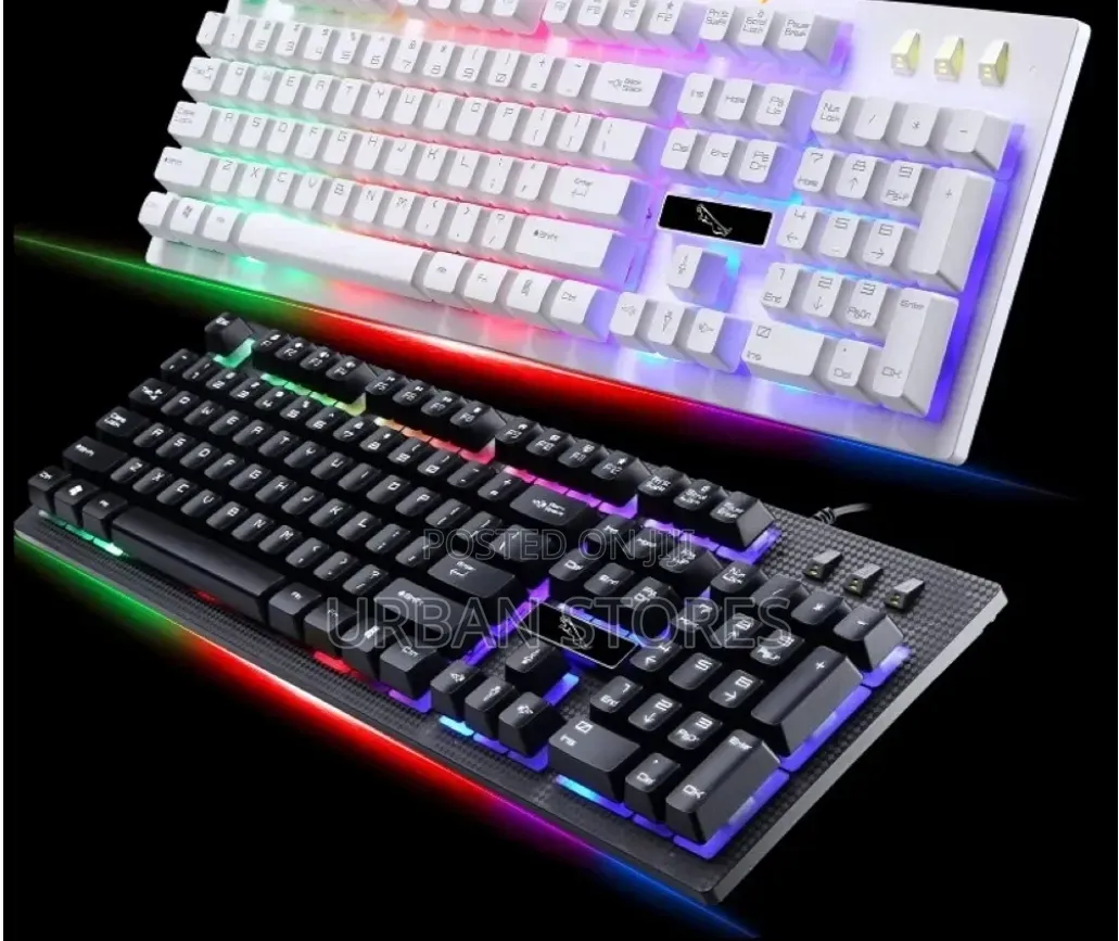 RGB Gaming Color Lighting PC Keyboard and Mouse Combo