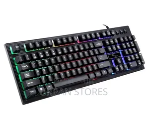 RGB Gaming Color Lighting PC Keyboard and Mouse Combo