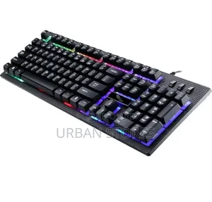 RGB Gaming Color Lighting PC Keyboard and Mouse Combo