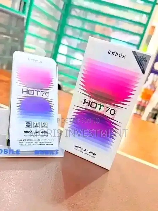 New Infinix Hot 70 256 GB Gray