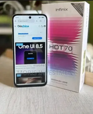 New Infinix Hot 70 256 GB Gray